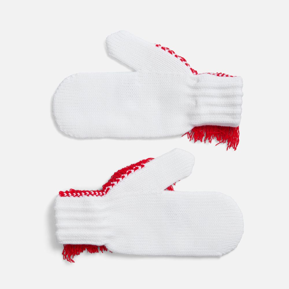 Варежки «Игогошки», с красной гривой