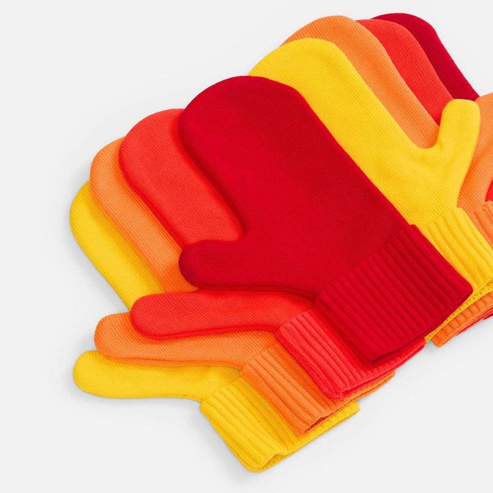 Варежки Yong, ярко-красные (кармин)