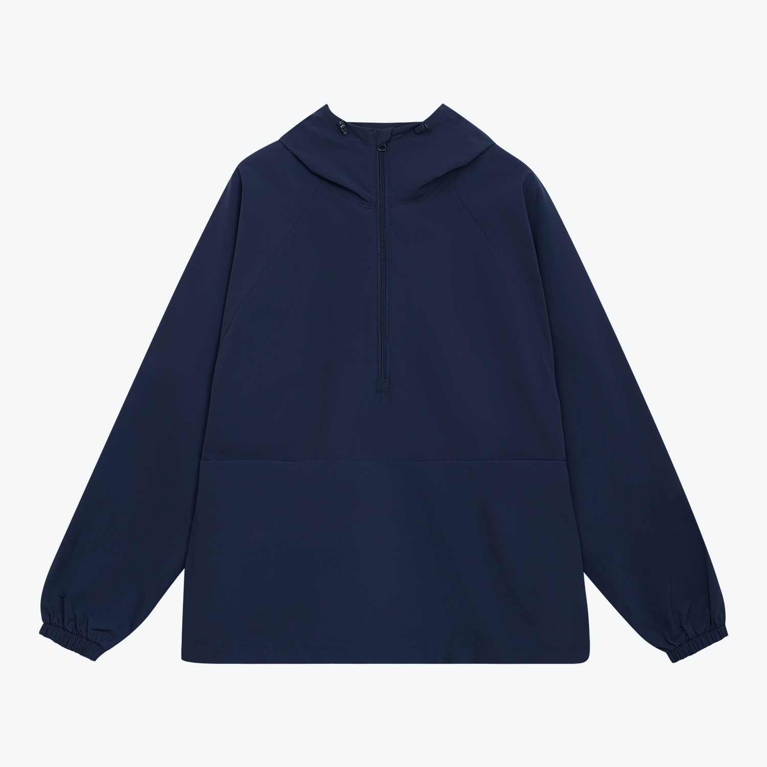 Ветровка (анорак) оверсайз унисекс Риссман (Rissman), темно-синяя, размер XL/XXL