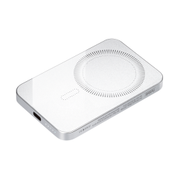 Внешний аккумулятор Артекс PD (Artex PD) 5000mAh с функцией беспроводной зарядки 15W, серебряный