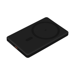 Внешний аккумулятор Атлантис (Atlantis) PD 5000mAh с функцией беспроводной зарядки 15W, черный