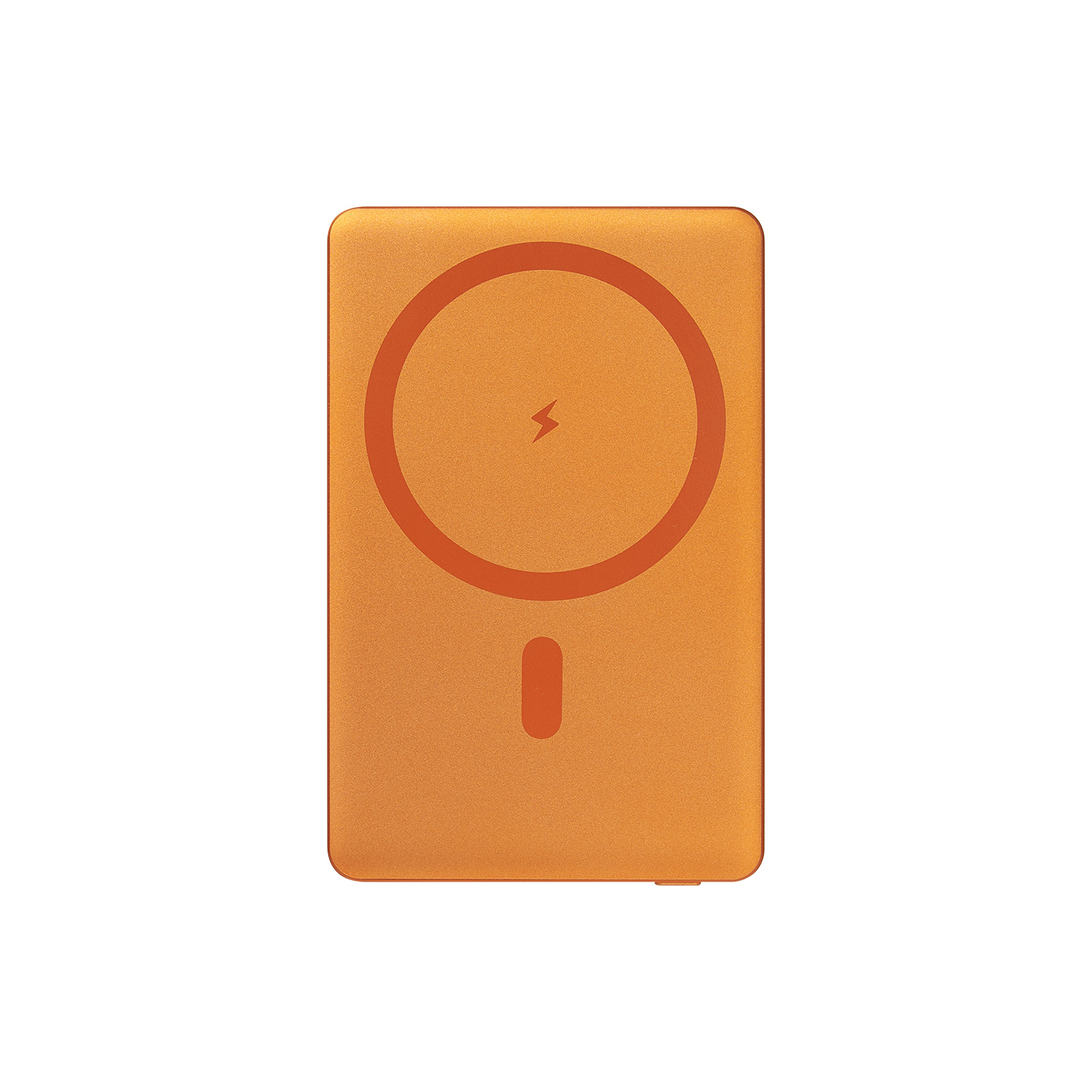 Внешний аккумулятор Атлантис (Atlantis) PD 5000mAh с функцией беспроводной зарядки 15W, оранжевый