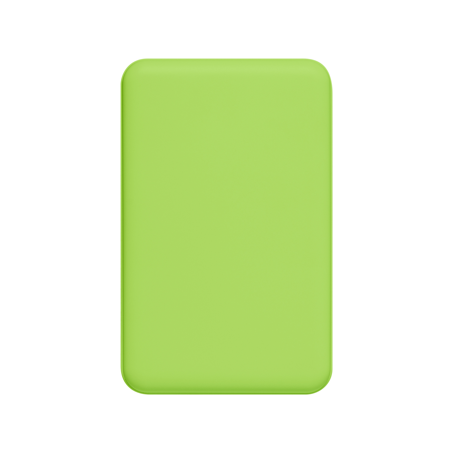 Внешний аккумулятор Ларго PD (Largo PD) 5000mAh с функцией беспроводной зарядки 15W, салатовый