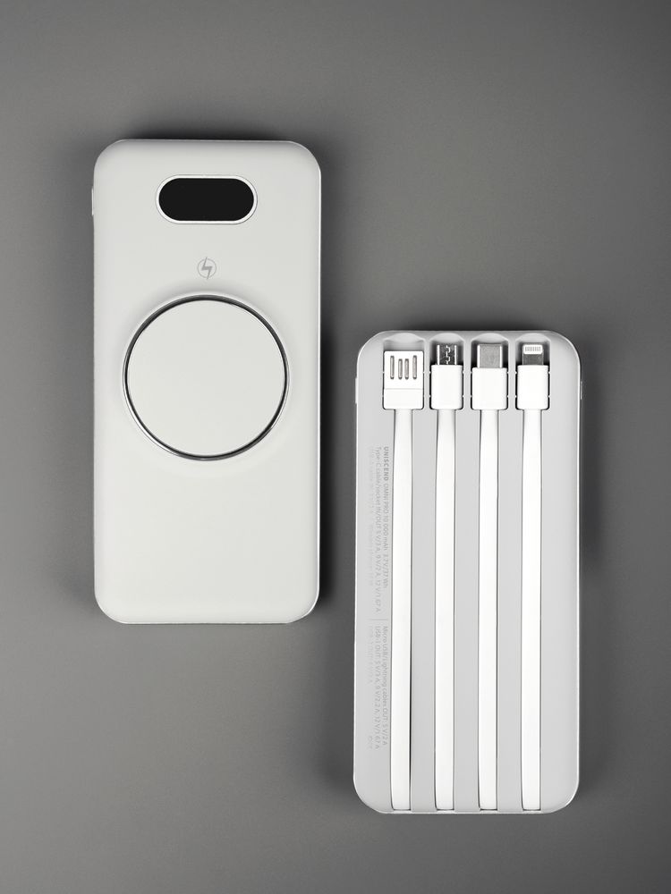 Внешний аккумулятор Omni Pro 10000 мАч, белый