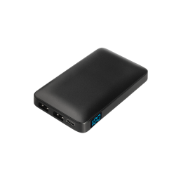 Внешний аккумулятор с цветной подсветкой Анкор Макс (Ancor Max) 5000 mAh, черный