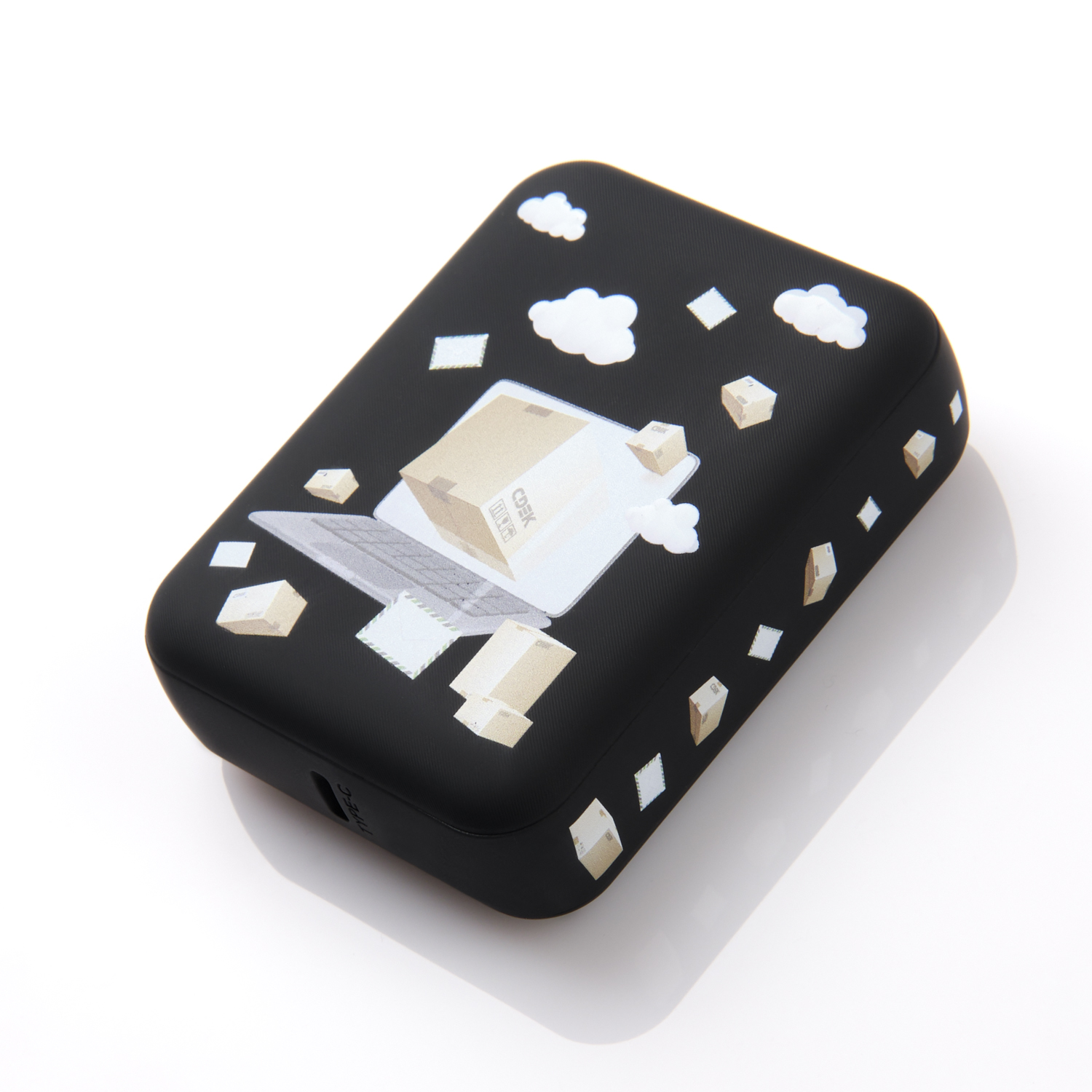 Внешний аккумулятор с функцией быстрой зарядки Формула (Formula) 10000 mAh, черный