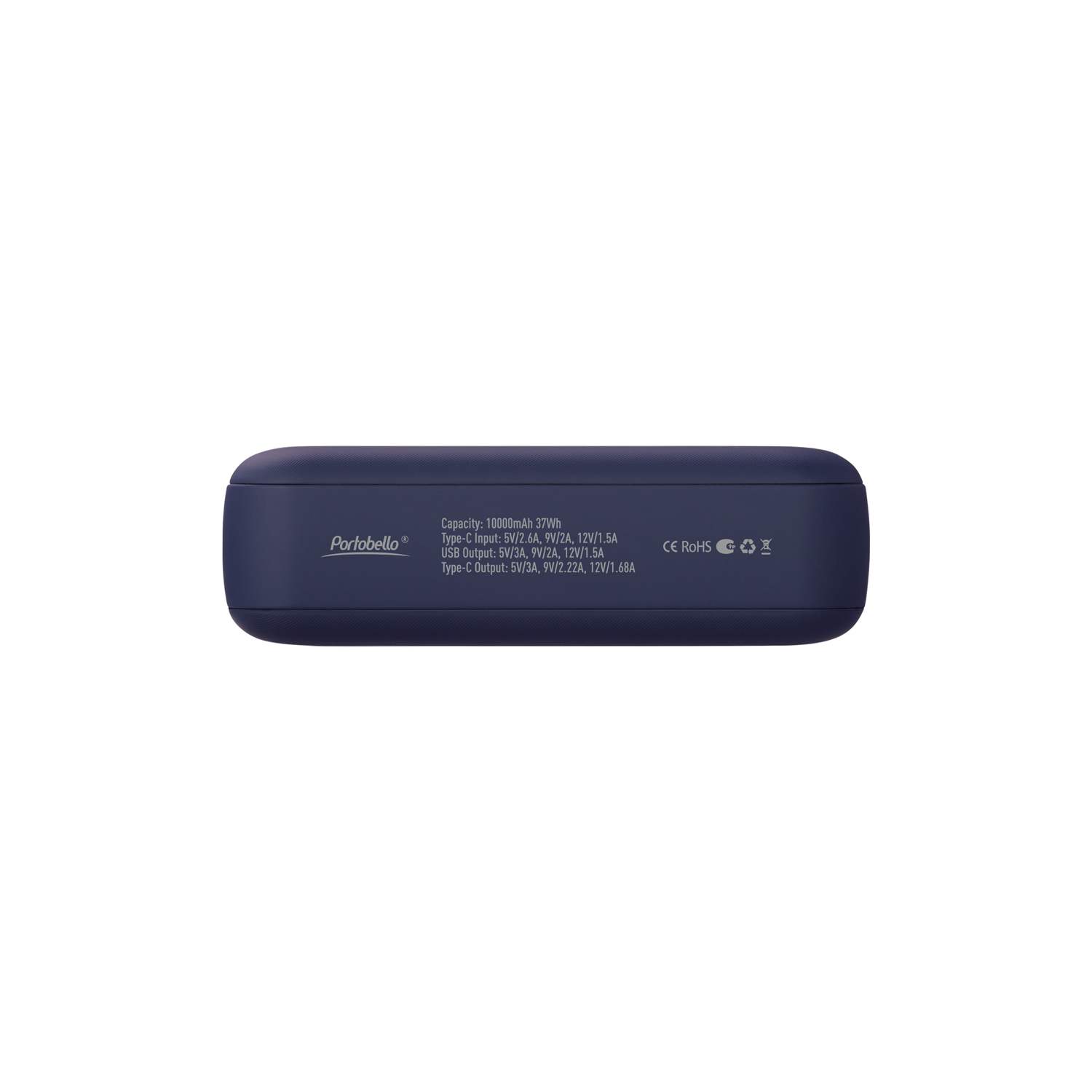 Внешний аккумулятор с функцией быстрой зарядки Формула (Formula) 10000 mAh, синий