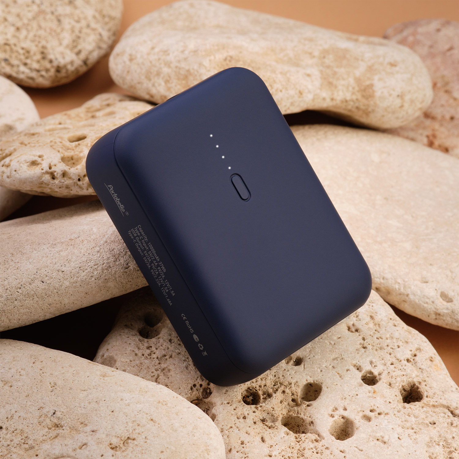 Внешний аккумулятор с функцией быстрой зарядки Формула (Formula) 10000 mAh, синий