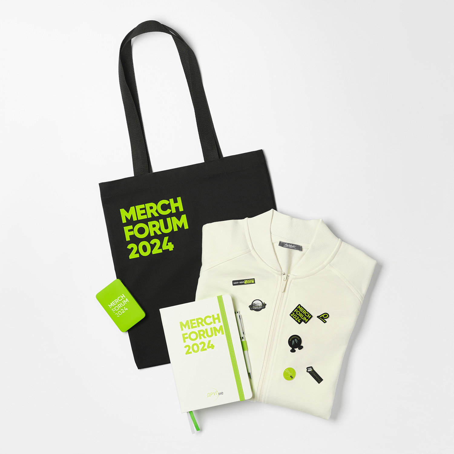 Внешний аккумулятор с подсветкой Анкор (Ancor) 5000 mAh, салатовый