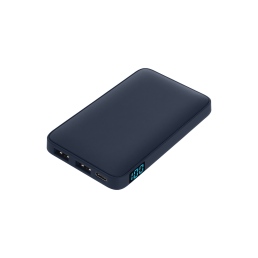 Внешний аккумулятор с подсветкой Анкор (Ancor) 5000 mAh, синий