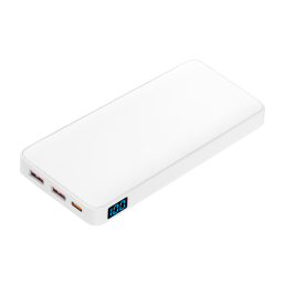 Внешний аккумулятор с подсветкой Анкор Плюс PD (Ancor PD Plus) 10000 mAh, белый