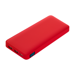 Внешний аккумулятор с подсветкой Анкор Плюс PD (Ancor PD Plus) 10000 mAh, красный