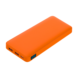 Внешний аккумулятор с подсветкой Анкор Плюс PD (Ancor PD Plus) 10000 mAh, оранжевый