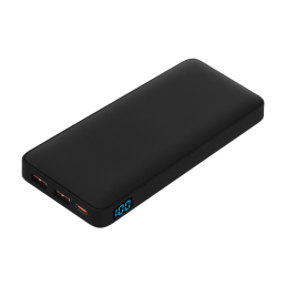 Внешний аккумулятор с подсветкой Анкор Плюс PD (Ancor PD Plus)10000 mAh, черный