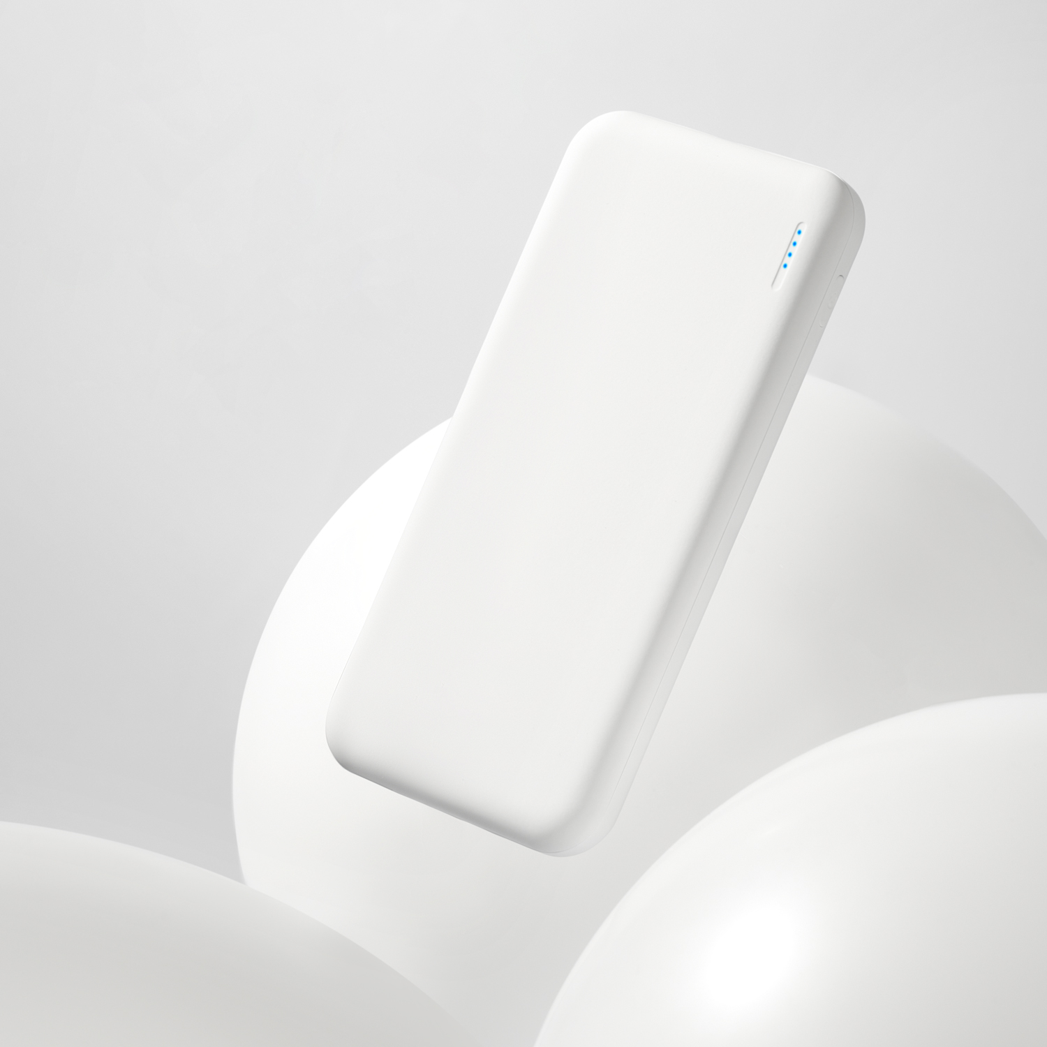 Внешний аккумулятор с подсветкой Люче (Luce) 10000 mAh, белый