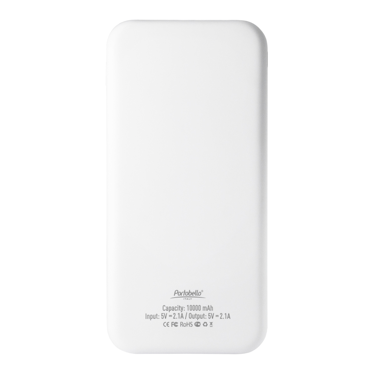 Внешний аккумулятор с подсветкой Люче (Luce) 10000 mAh, белый