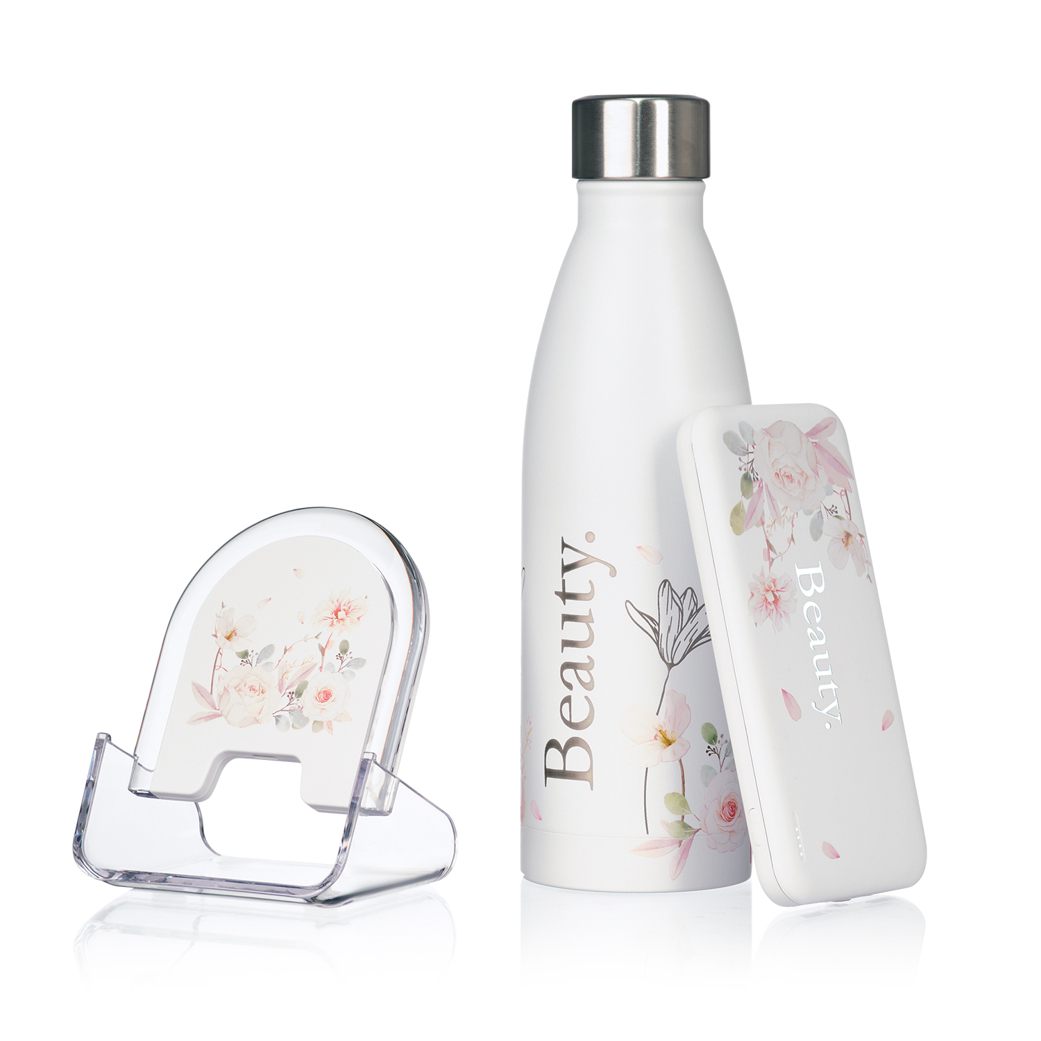 Внешний аккумулятор с подсветкой Люче (Luce) 10000 mAh, белый