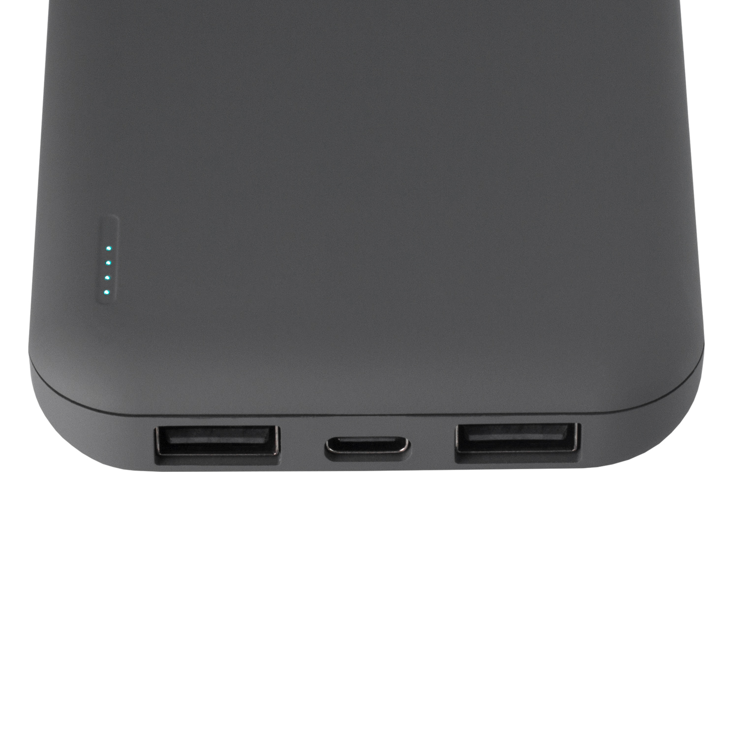 Внешний аккумулятор с подсветкой Люче (Luce) 10000 mAh, серый