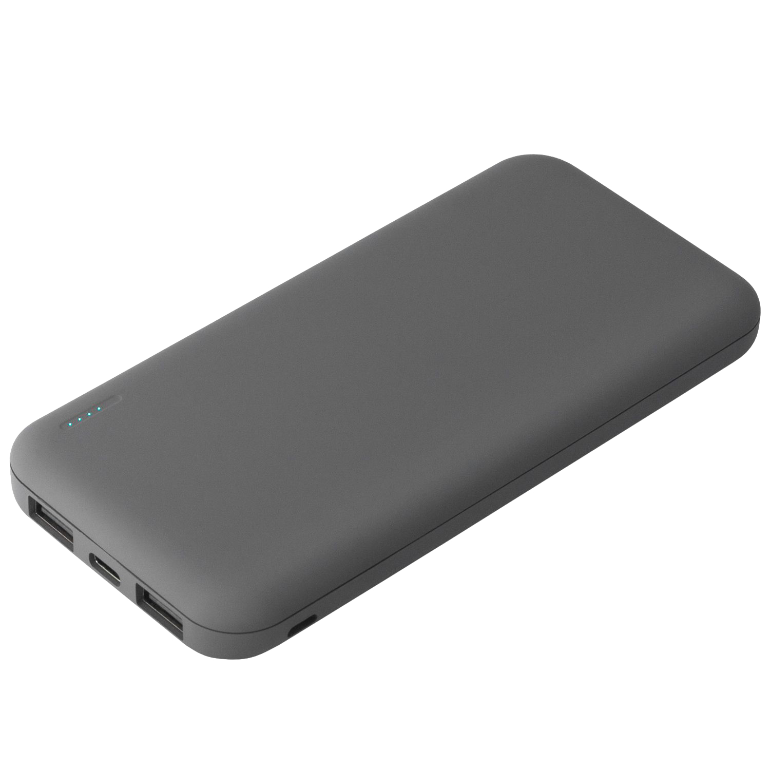 Внешний аккумулятор с подсветкой Люче (Luce) 10000 mAh, серый