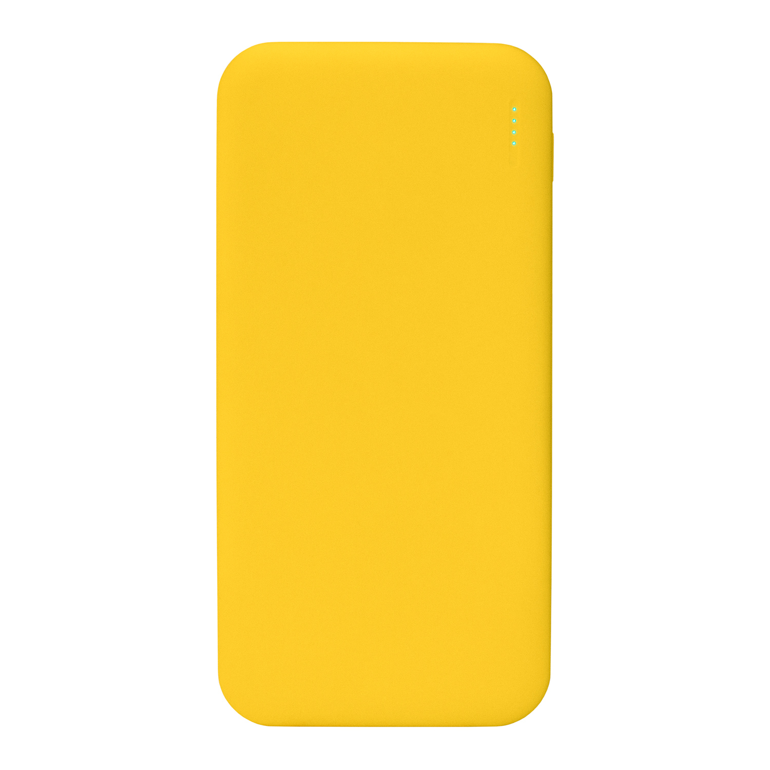 Внешний аккумулятор с подсветкой Люче (Luce) Lemoni 10000 mAh, желтый