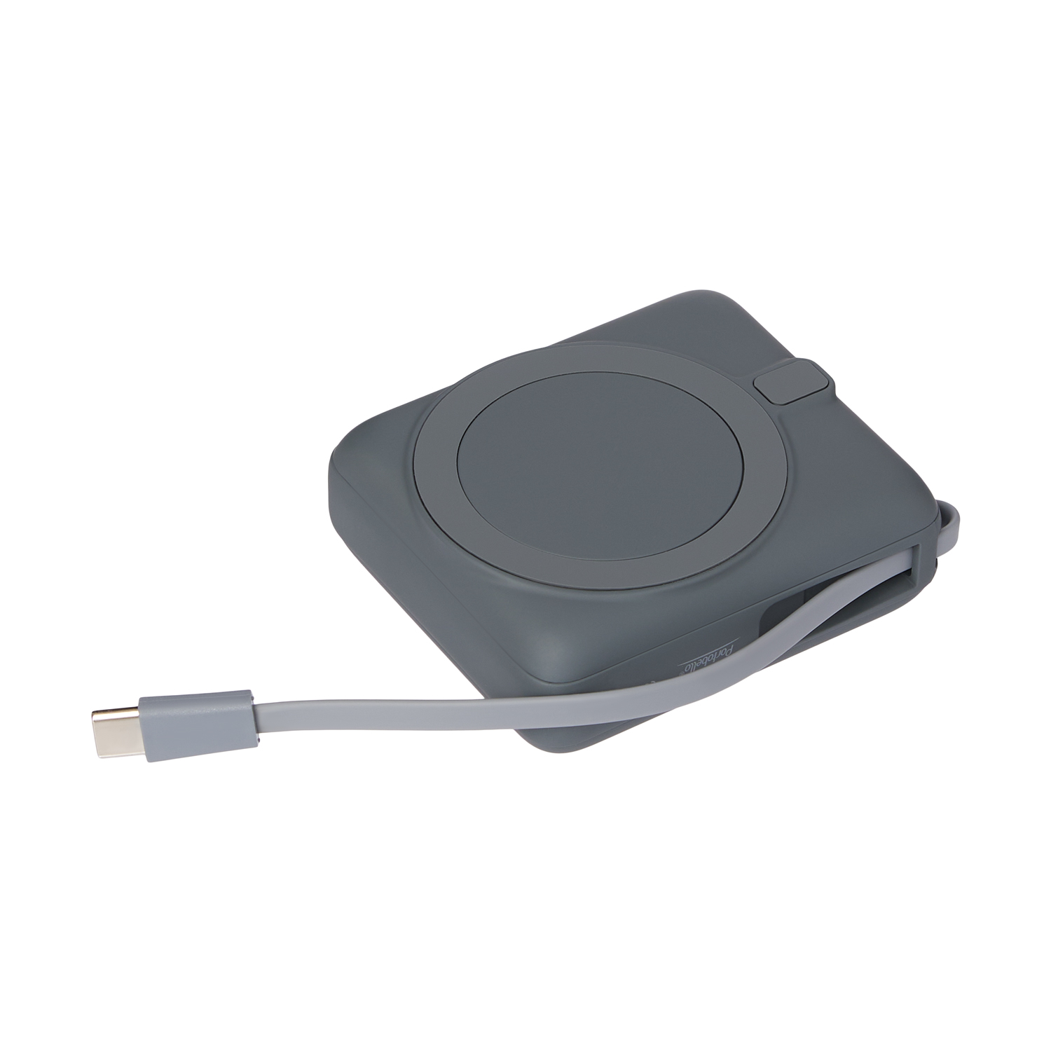 Внешний аккумулятор с подсветкой Риттер PD (Ritter PD) 10000mAh с функцией беспроводной зарядки 15W, серый