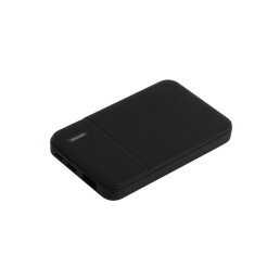 Внешний аккумулятор с подсветкой Скайлайн (Skyline), 5000 mAh, черный