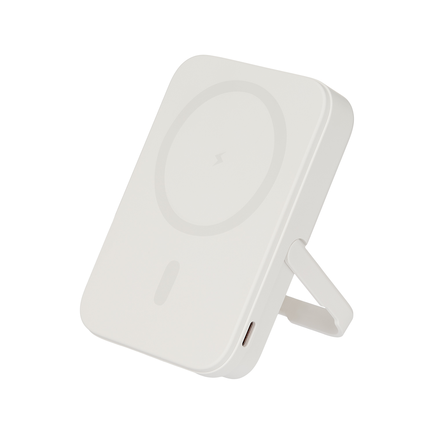 Внешний аккумулятор Юнион PD (Union PD) 10000mAh с функцией беспроводной зарядки 15W, белый