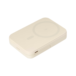 Внешний аккумулятор Юнион PD (Union PD) 10000mAh с функцией беспроводной зарядки 15W, бежевый