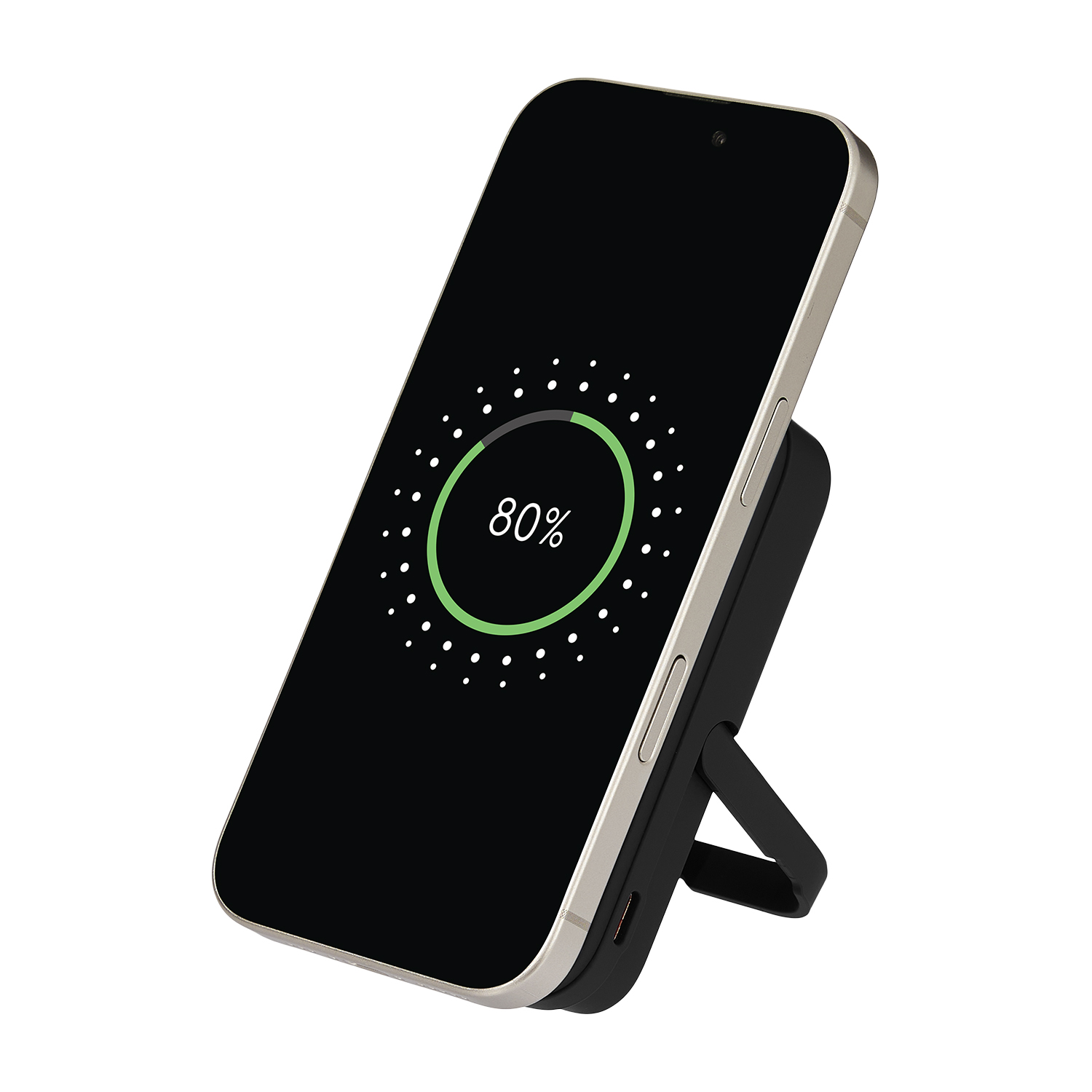 Внешний аккумулятор Юнион PD (Union PD) 10000mAh с функцией беспроводной зарядки 15W, черный