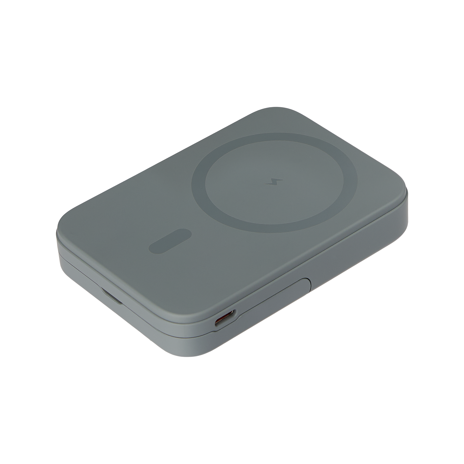 Внешний аккумулятор Юнион PD (Union PD) 10000mAh с функцией беспроводной зарядки 15W, серый