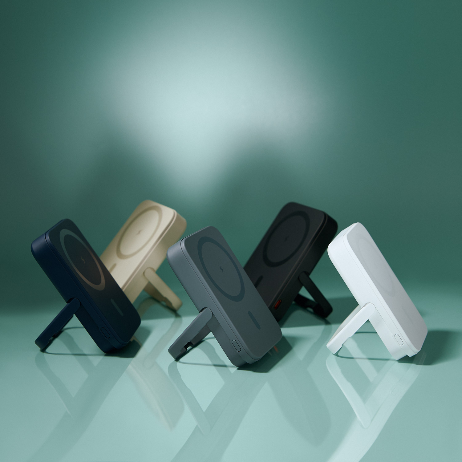 Внешний аккумулятор Юнион PD (Union PD) 10000mAh с функцией беспроводной зарядки 15W, серый