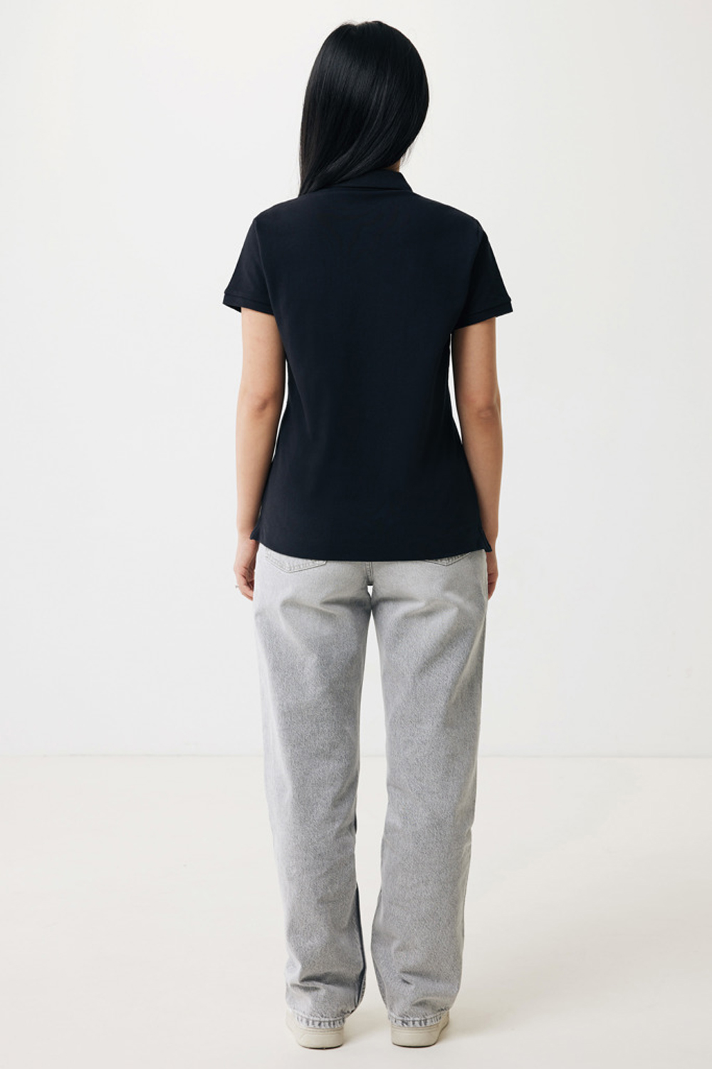 Женская рубашка поло Iqoniq Yosemite из переработанного хлопка-пике, унисекс, 220 г/м²