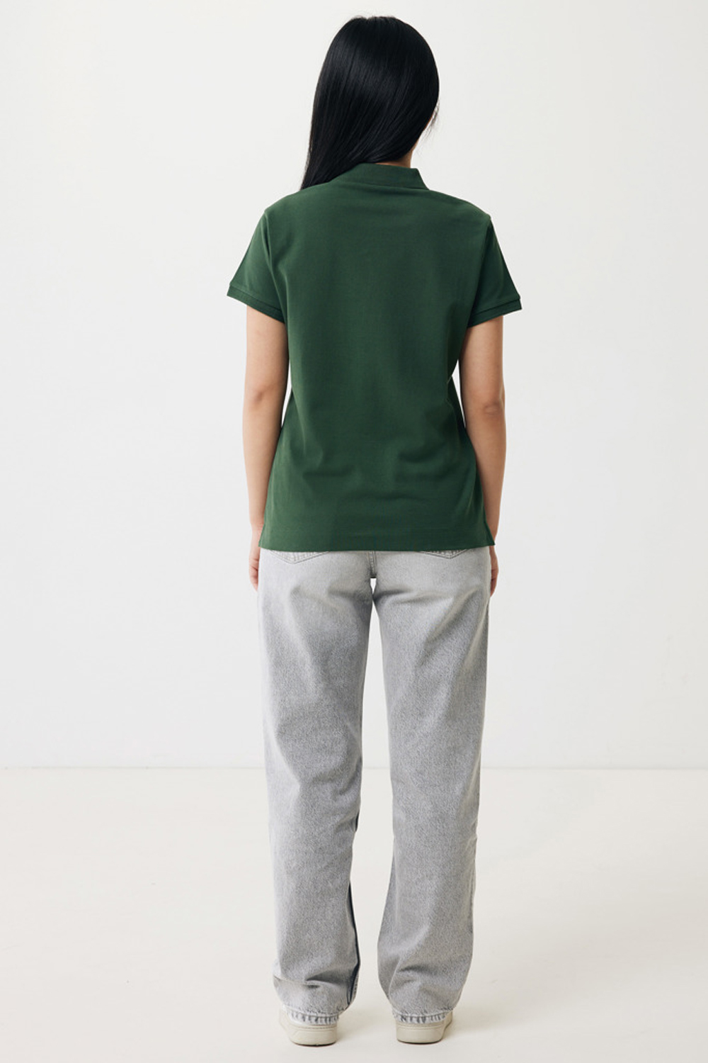 Женская рубашка поло Iqoniq Yosemite из переработанного хлопка-пике, унисекс, 220 г/м²