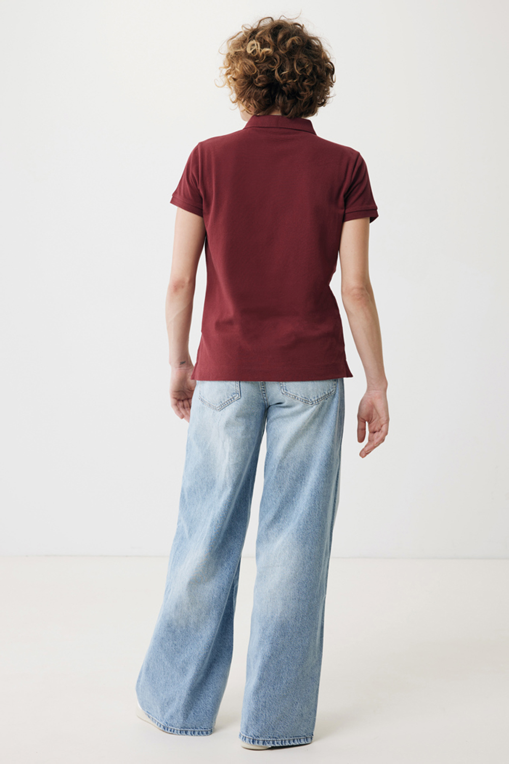 Женская рубашка поло Iqoniq Yosemite из переработанного хлопка-пике, унисекс, 220 г/м²