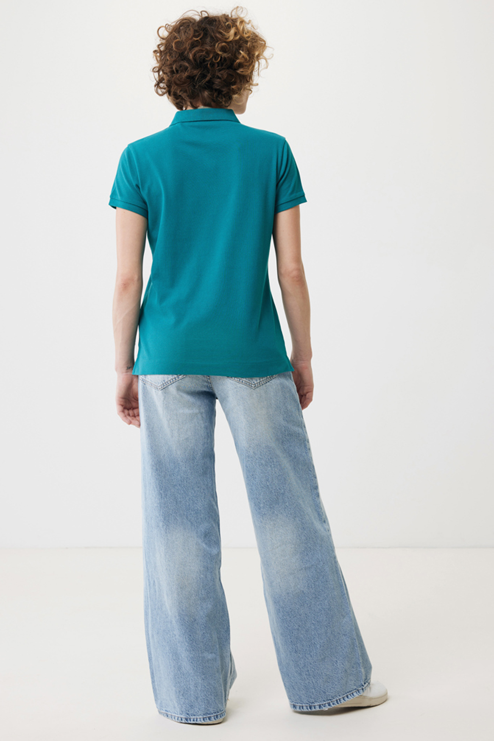 Женская рубашка поло Iqoniq Yosemite из переработанного хлопка-пике, унисекс, 220 г/м²