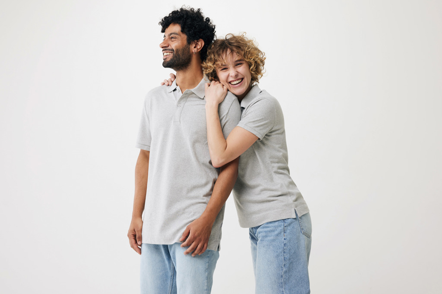 Женская рубашка поло Iqoniq Yosemite из переработанного хлопка-пике, унисекс, 220 г/м²