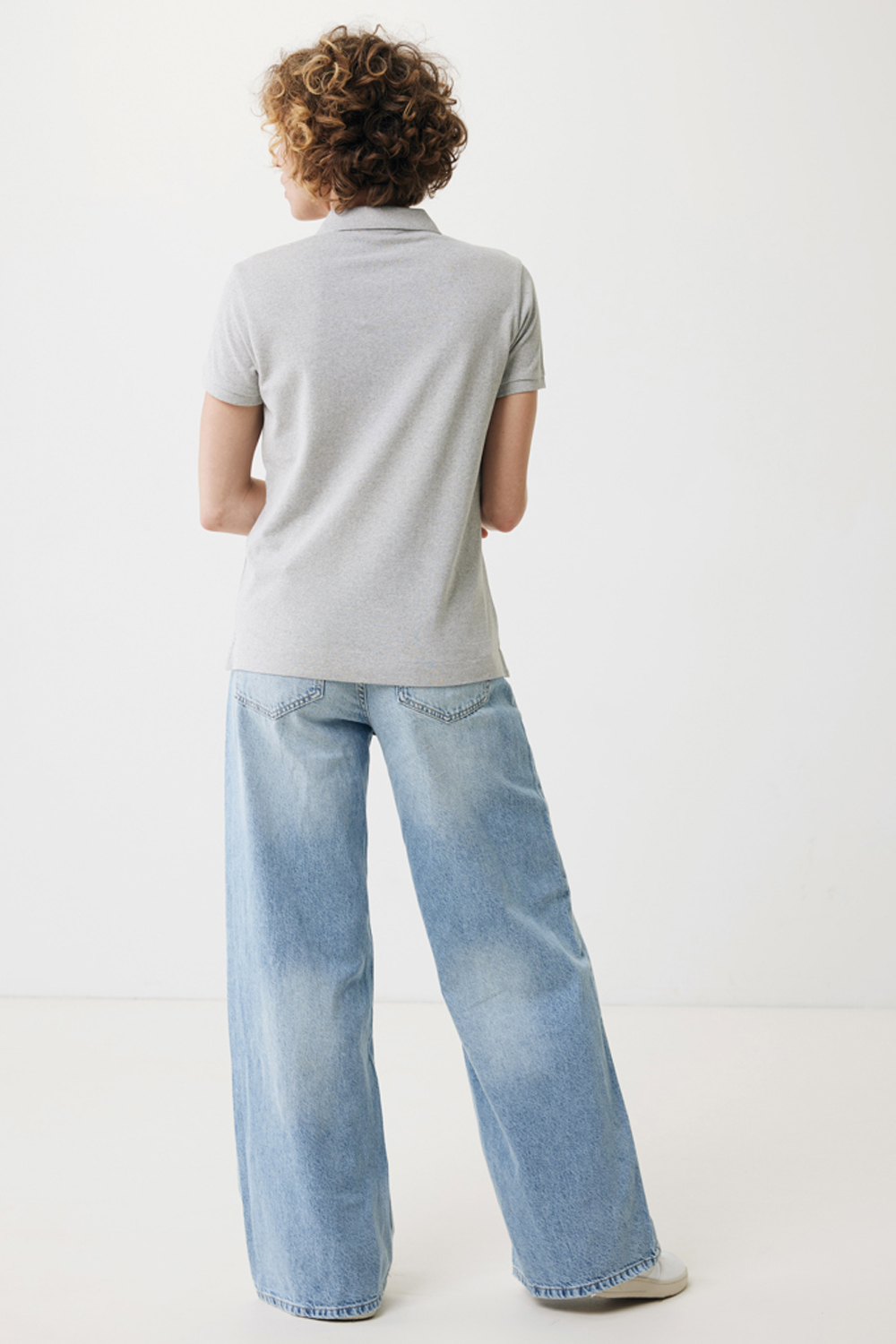 Женская рубашка поло Iqoniq Yosemite из переработанного хлопка-пике, унисекс, 220 г/м²