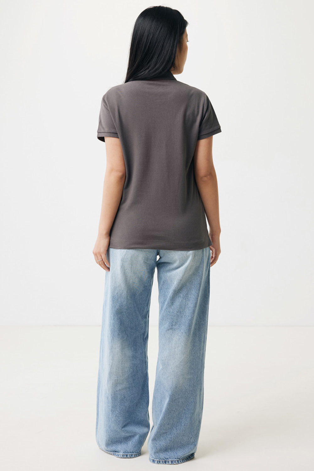 Женская рубашка поло Iqoniq Yosemite из переработанного хлопка-пике, унисекс, 220 г/м²