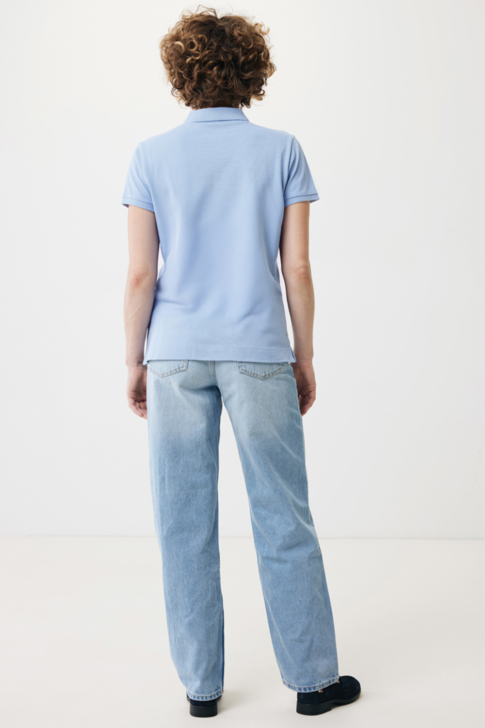 Женская рубашка поло Iqoniq Yosemite из переработанного хлопка-пике, унисекс, 220 г/м²