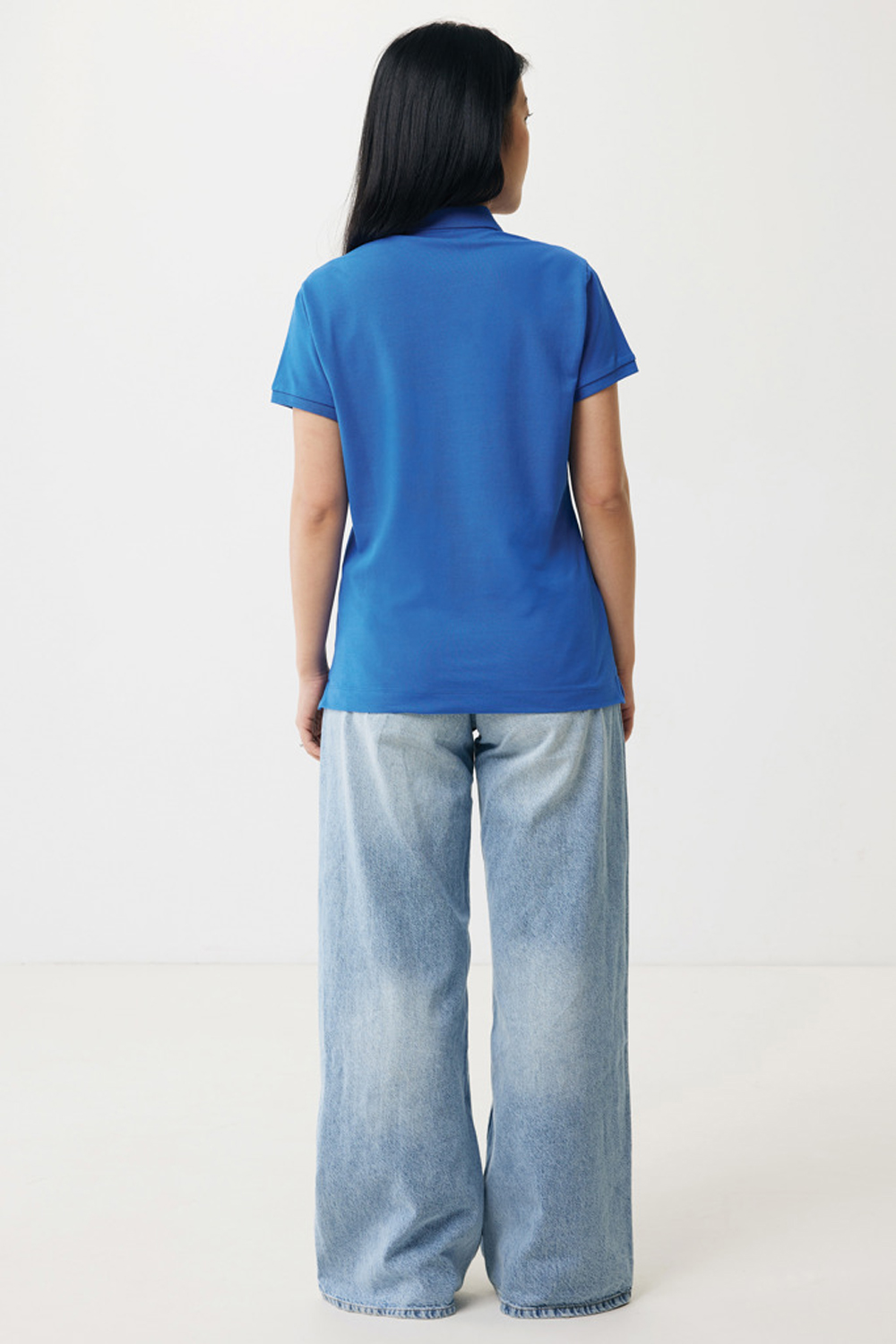 Женская рубашка поло Iqoniq Yosemite из переработанного хлопка-пике, унисекс, 220 г/м²