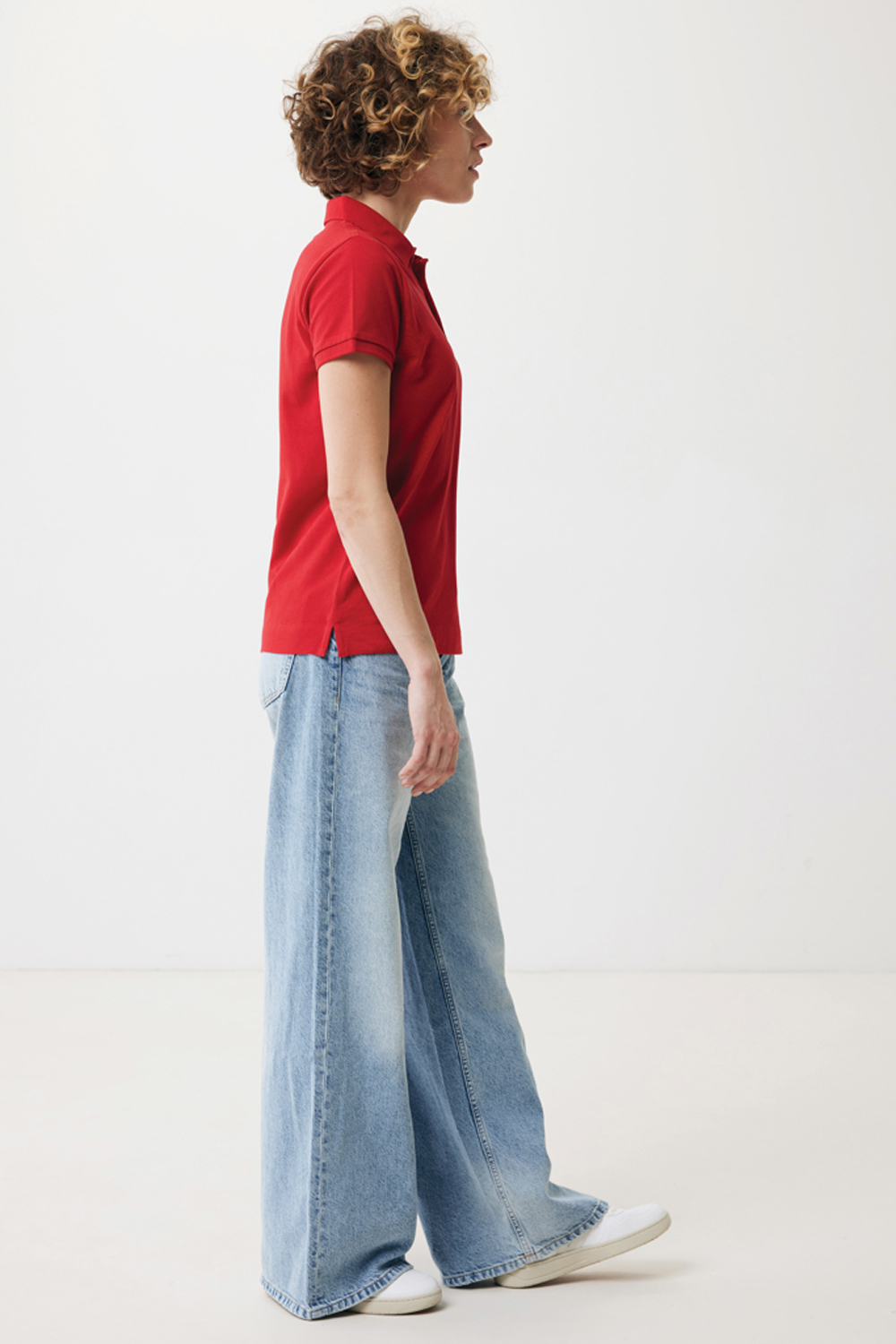 Женская рубашка поло Iqoniq Yosemite из переработанного хлопка-пике, унисекс, 220 г/м²