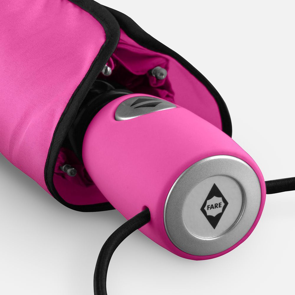 Зонт складной AOC, розовый