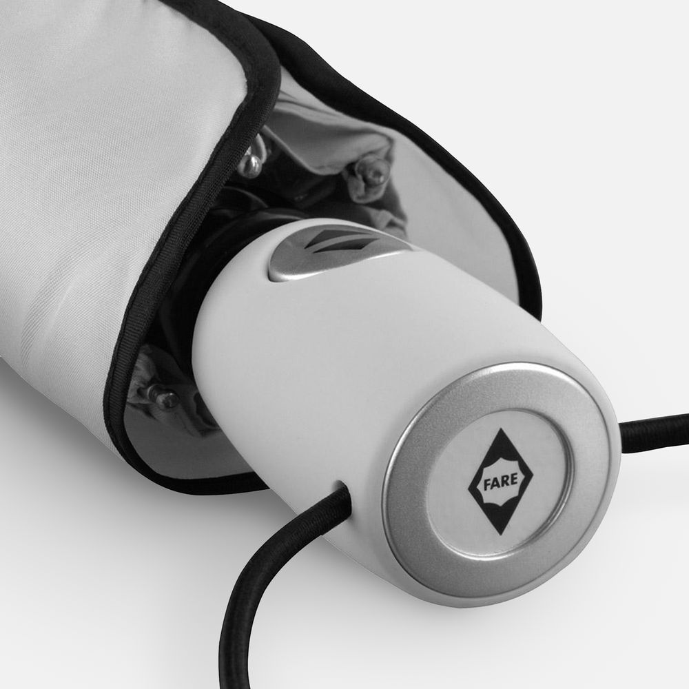 Зонт складной AOC, светло-серый