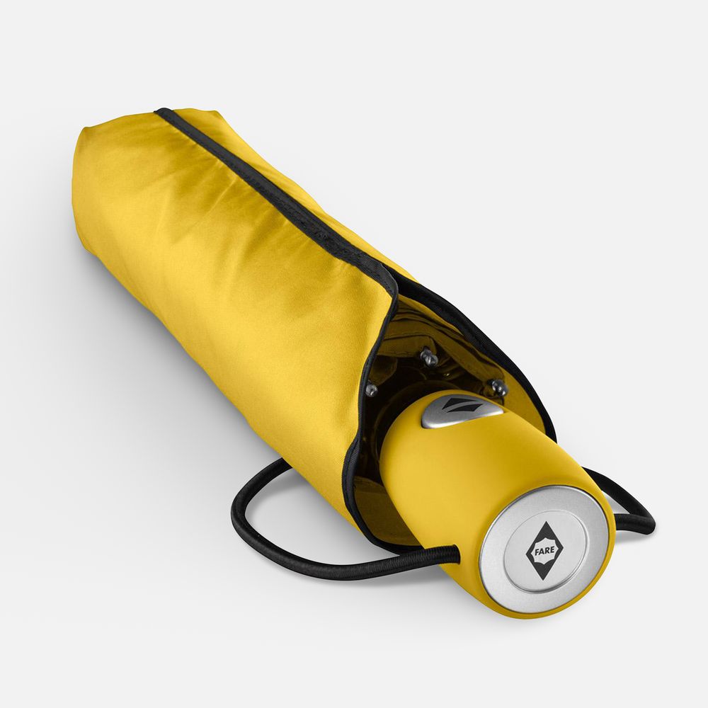 Зонт складной AOC, желтый