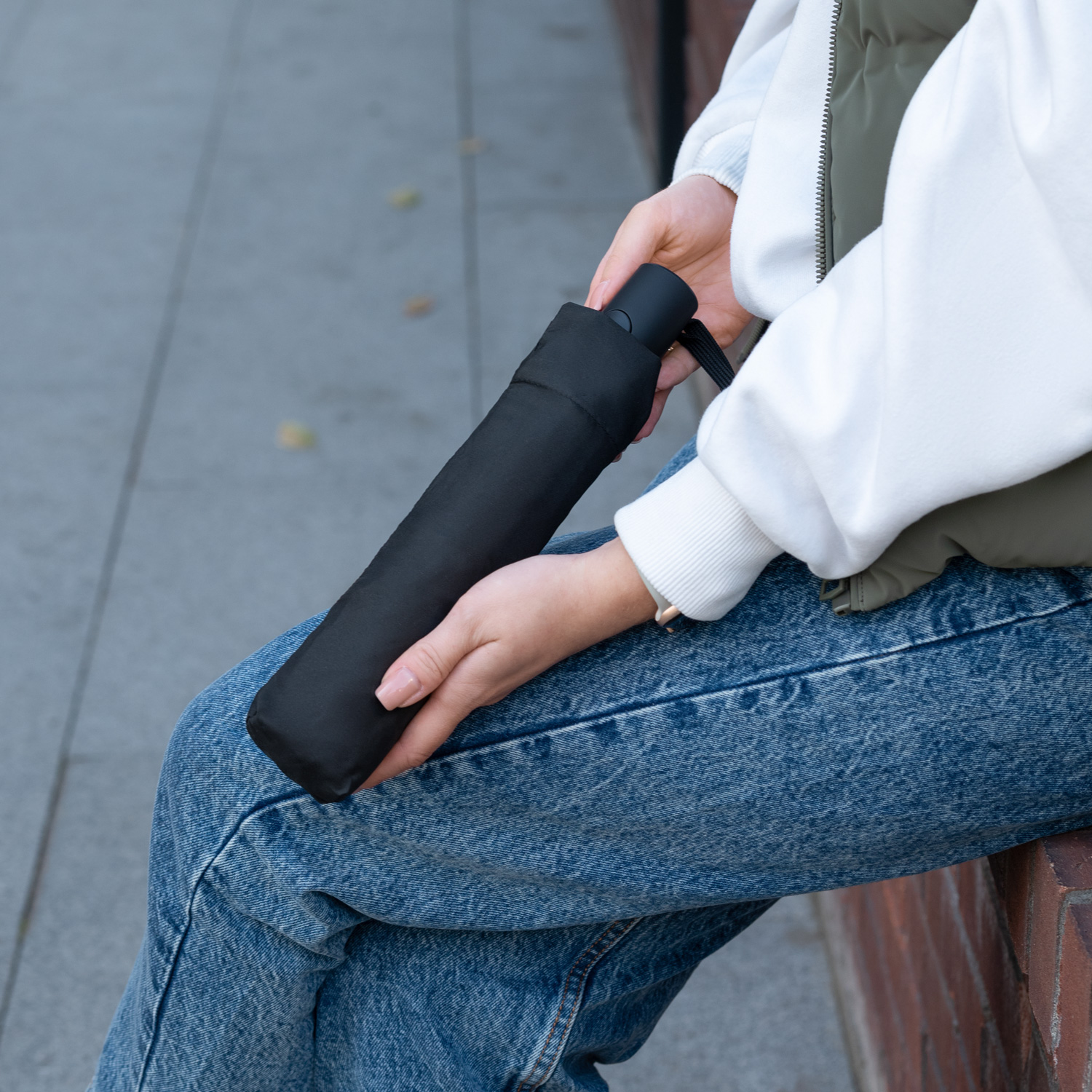 Зонт складной Атланта (Atlanta), черный