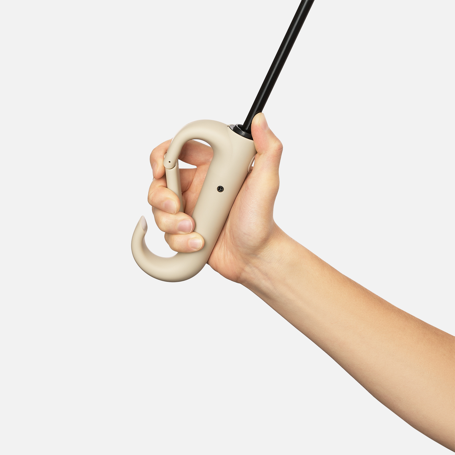 Зонт складной Азимут (Azimut), бежевый