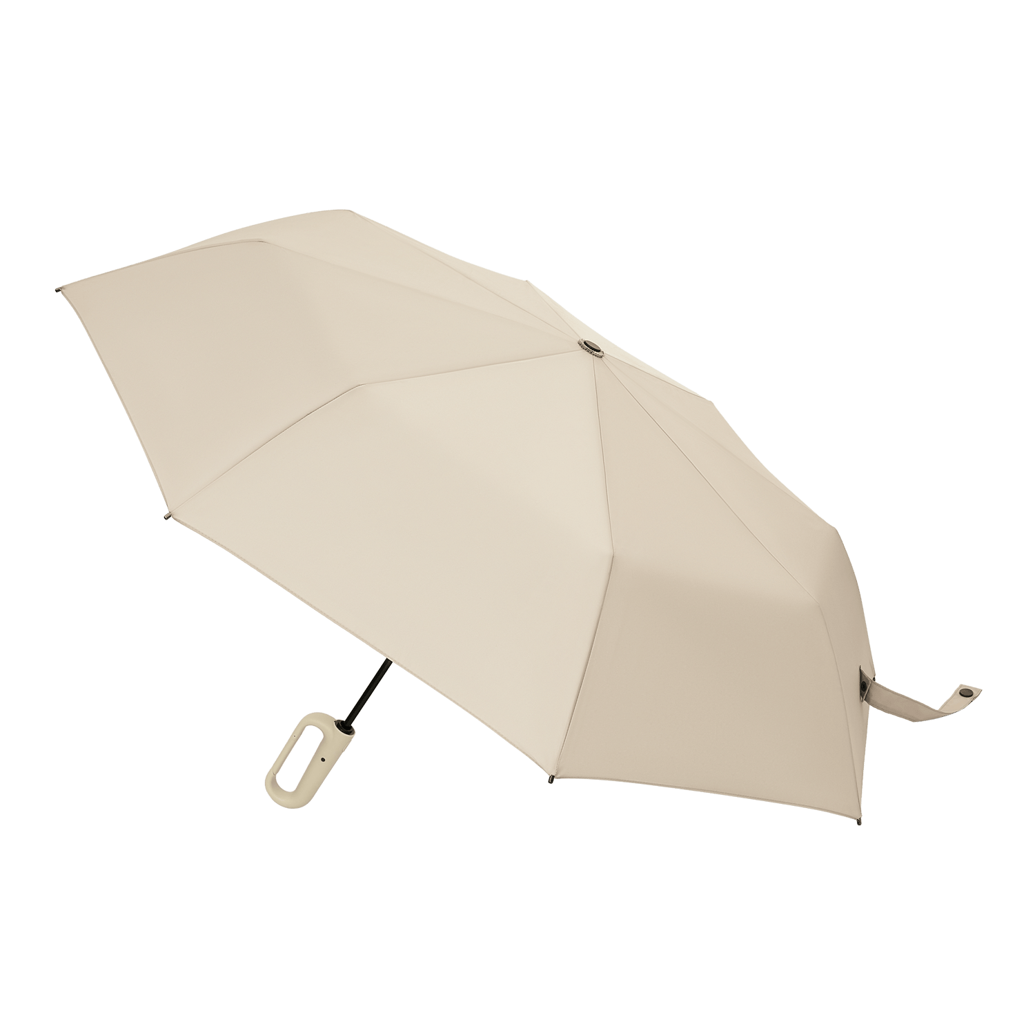 Зонт складной Азимут (Azimut), бежевый