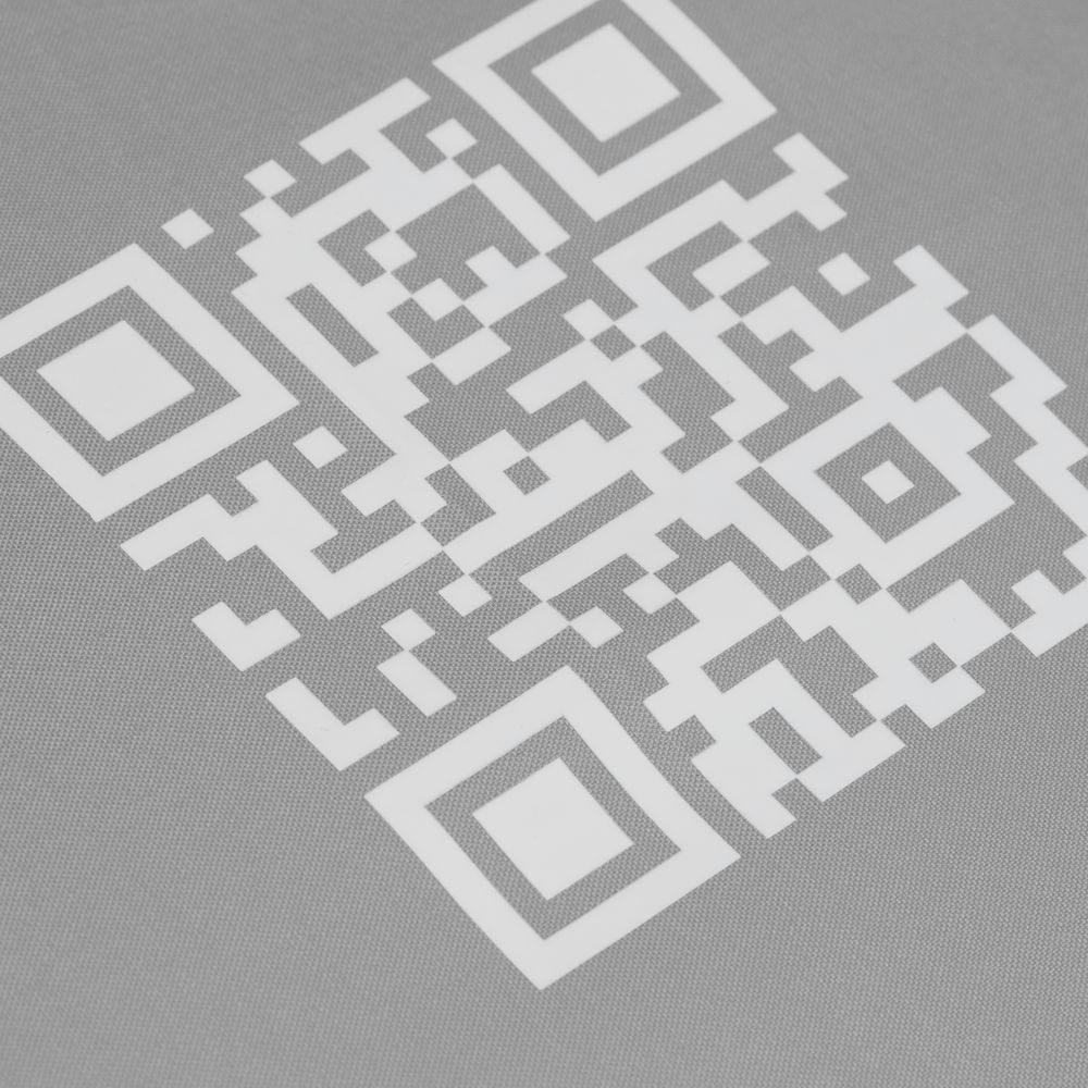 Зонт складной Hard Work с проявляющимся рисунком, серый