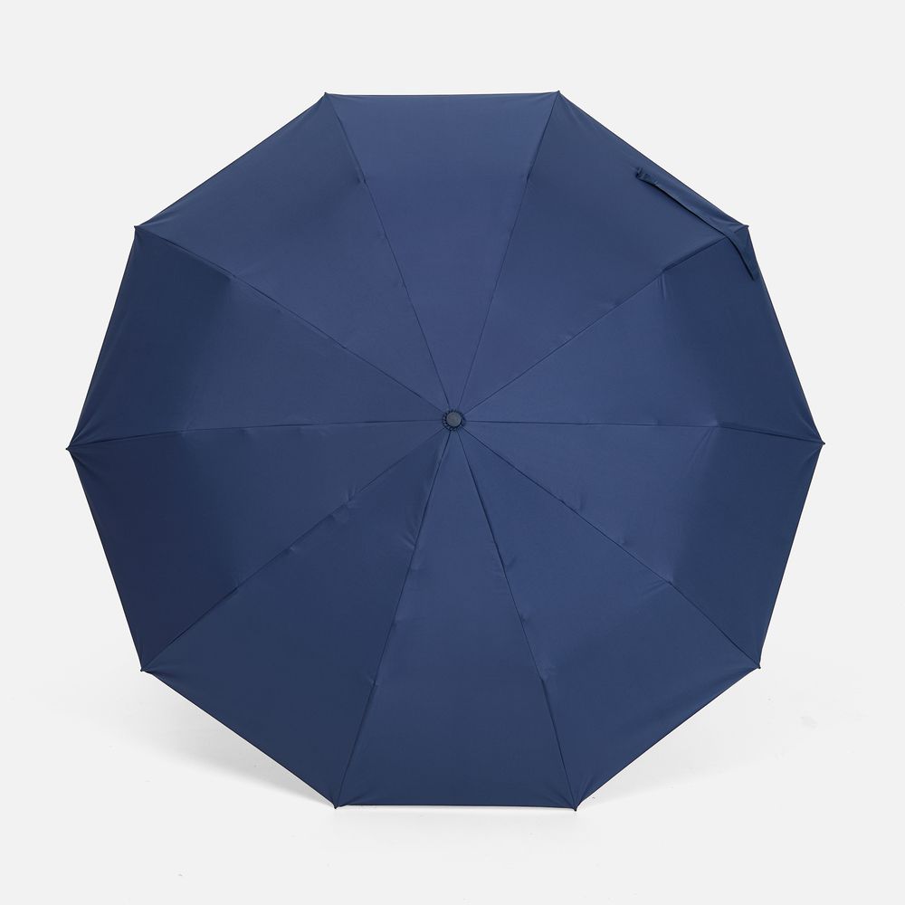 Зонт складной Skymate с УФ-защитой и ручкой-карабином, темно-синий