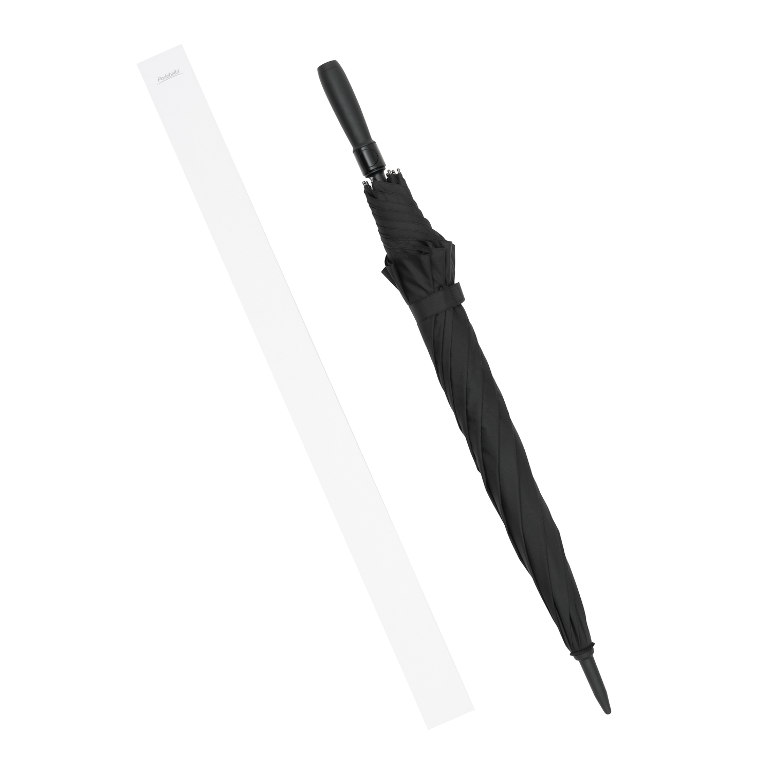 Зонт-трость Бора (Bora), черный